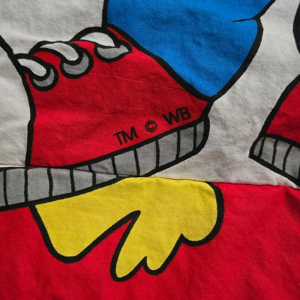 Vintage Looney Tunes Sylvester the Cat Comforter Reversible Multi Color Bedding